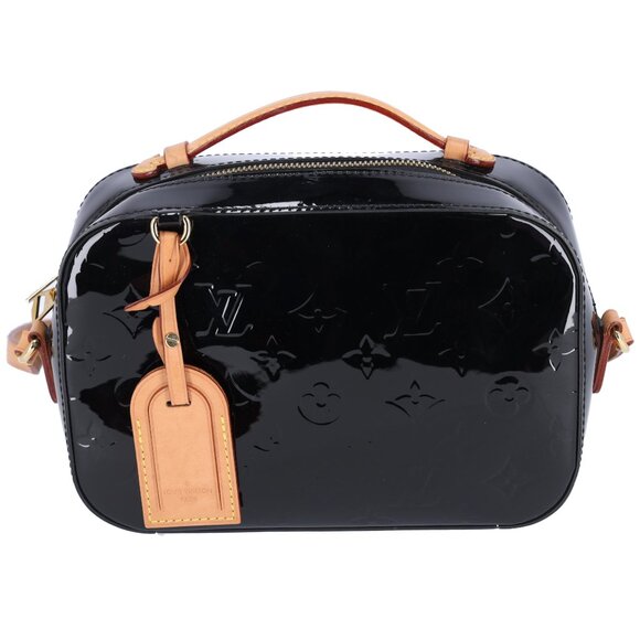 Louis Vuitton Santa Monica Monogram Vernis Shoulder Bag M90370 Noir Vernis - Picture 1 of 6